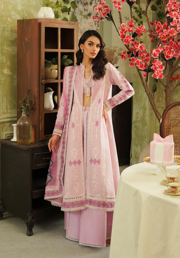 ZQT 001 FAYE | Tresor Luxury Lawn'24 | Zarqash