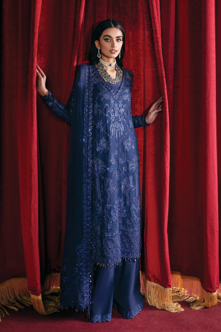  - Starlet Luxury Unstitched'23 / Sapphire Elegance - portia fabrics