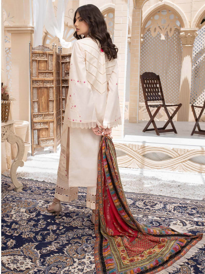  - SULTANA - 3 PIECE EMBROIDERED UNSTITCHED LAWN - portia fabrics