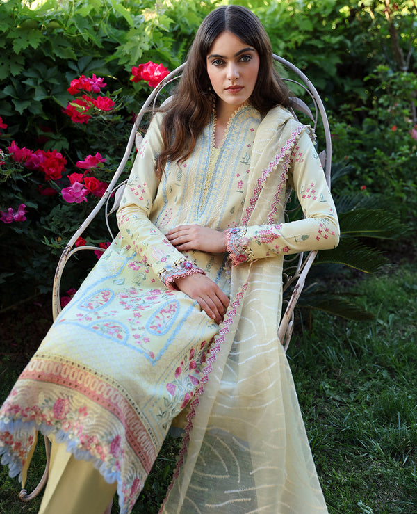 Ezel (D7-B) | AYLIN UNSTITCHED SUMMER LAWN '24 | Republic Womenswear