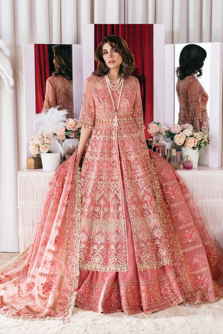  - Starlet Luxury Unstitched'23 / Flamingo Flair - portia fabrics