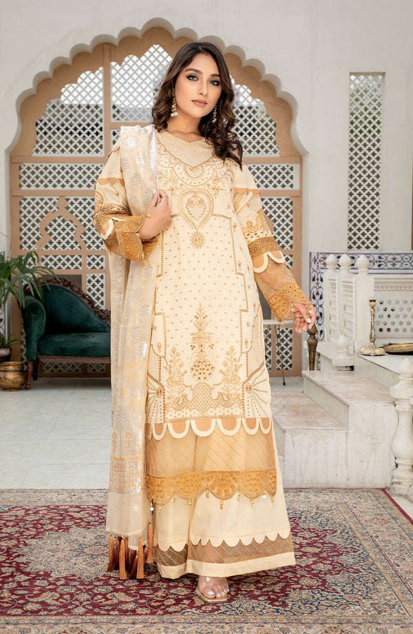 BERNE | Luxury Embroidered Lawn by Kumash