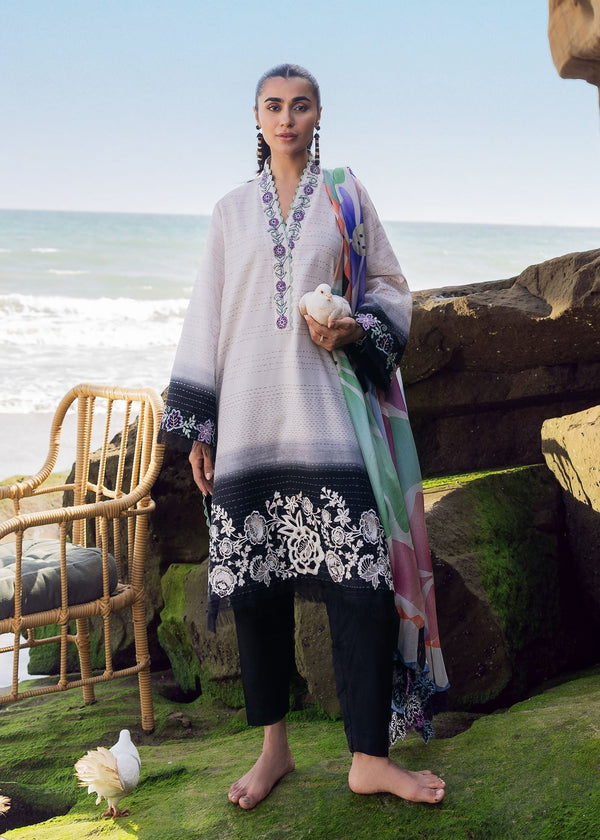 Kantha Rose I Lawn Vol 2 (Unstitched) I Sadaf Fawad Khan