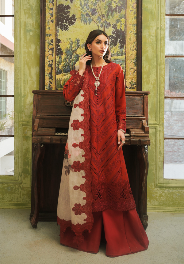 ZQT 007 ROSALINE | Tresor Luxury Lawn'24 | Zarqash