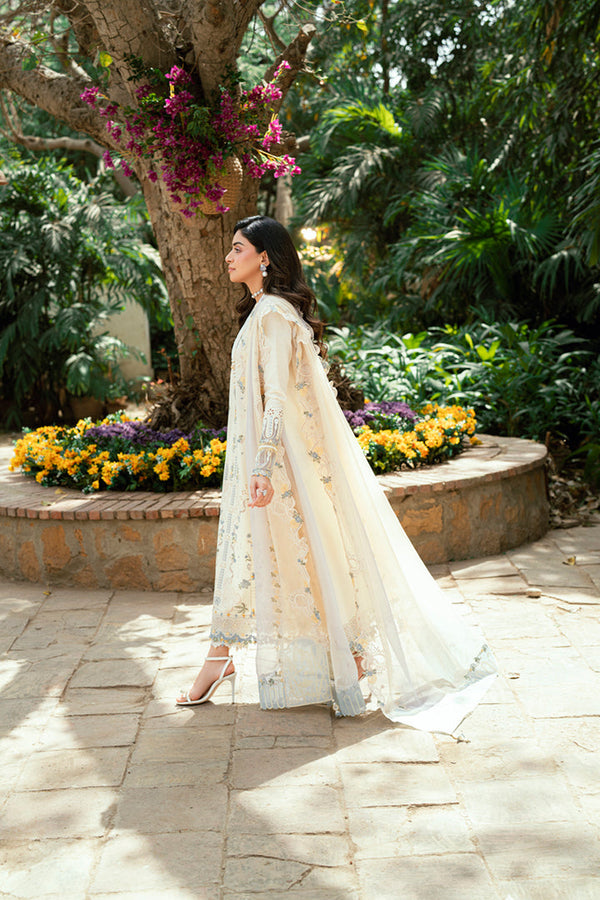 SB-09 Adeena I Luxury Lawn Eid Edit 2025 I Qalamkar