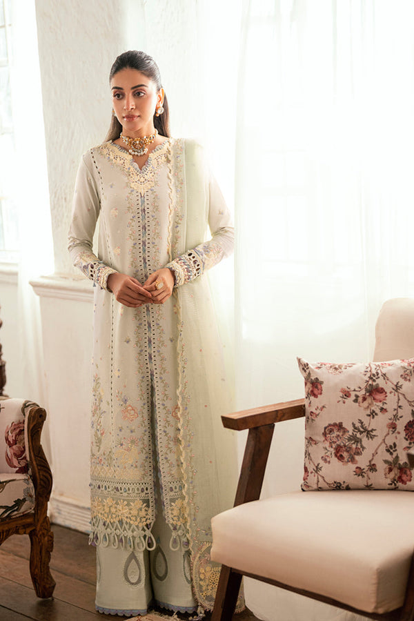 SB-08 Rimsha I Luxury Lawn Eid Edit 2025 I Qalamkar