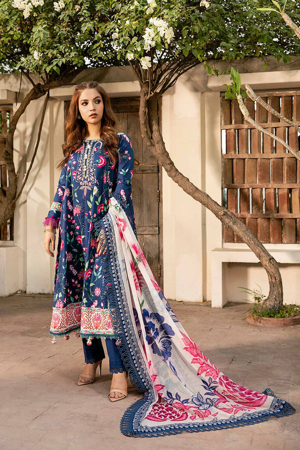 MB-CUS25-901B I M.BASICS Unstitched Lawn’ 25 I Maria.B.