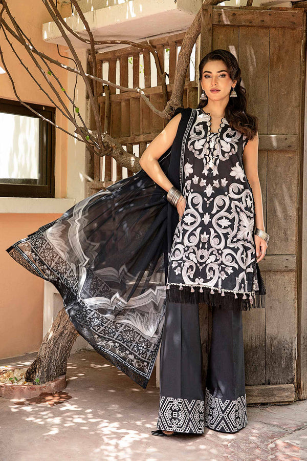 MB-CUS25-904B I M.BASICS Unstitched Lawn’ 25 I Maria.B.