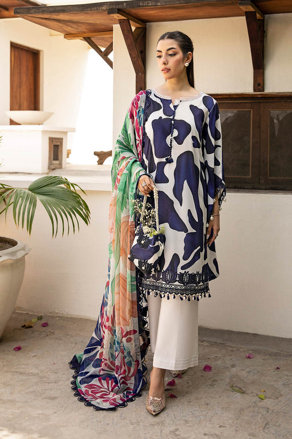 MB-CUS25-905B I M.BASICS Unstitched Lawn’ 25 I Maria.B.