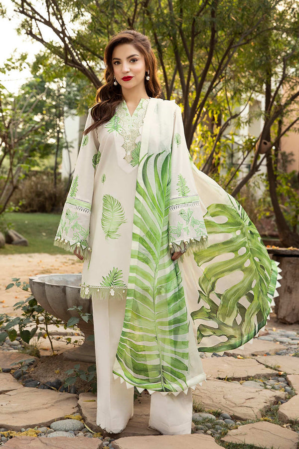 MB-CUS25-906B I M.BASICS Unstitched Lawn’ 25 I Maria.B.