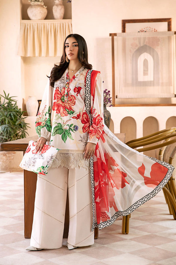 MB-CUS25-907B I M.BASICS Unstitched Lawn’ 25 I Maria.B.