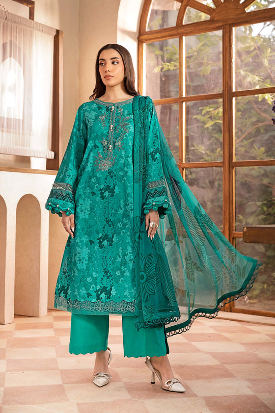 MB-CUS25-910A I M.BASICS Unstitched Lawn’ 25 I Maria.B.