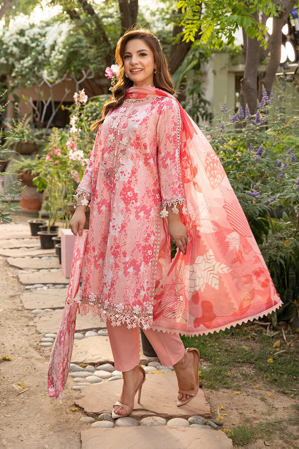 MB-CUS25-910B I M.BASICS Unstitched Lawn’ 25 I Maria.B.