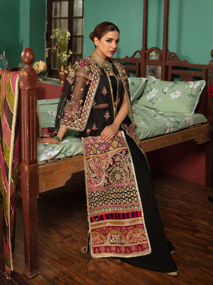  - Maryam Hussain Gulaab'22  |  MEERAS - portia fabrics