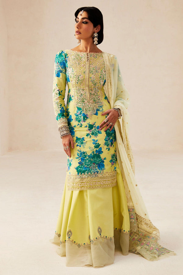 PHOOL KARI-13A | Unstitched Lawn 2024 | Zara Shahjahan