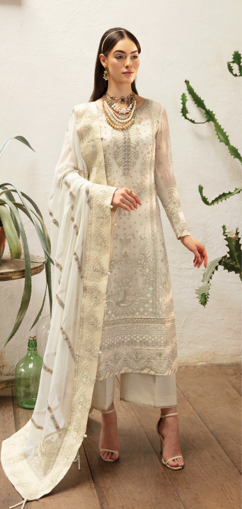 Asteria 04 | Embroidered Chiffon Eid Collection | Gulaal