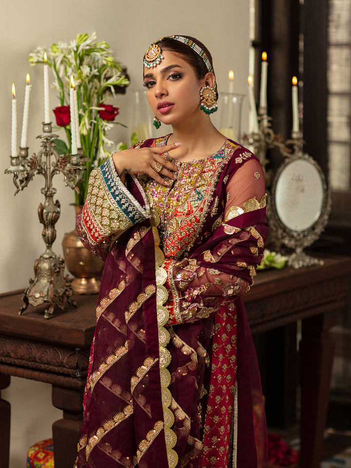  - Maryam Hussain Gulaab'22  |  ZEENIA - portia fabrics