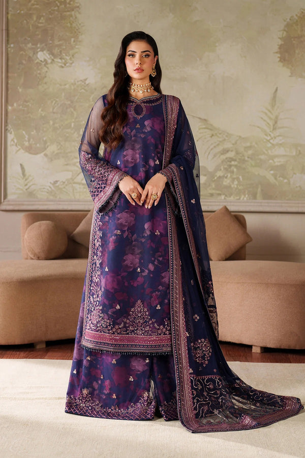ZRF-ZPE-03 ASRA I Zaneera Printed & Embroidered Formals I Zarif