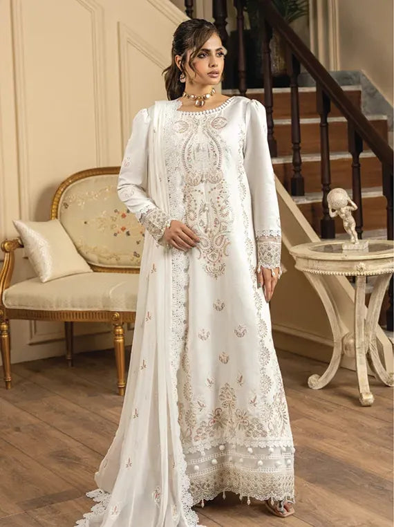D-01 I Rohana Embroidered Karandi Collection 2025 I Panache