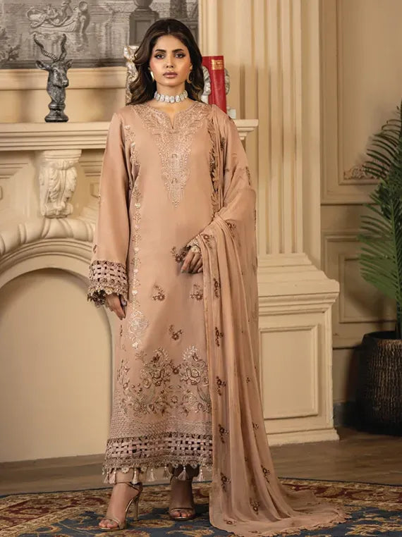 D-09 I Rohana Embroidered Karandi Collection 2025 I Panache