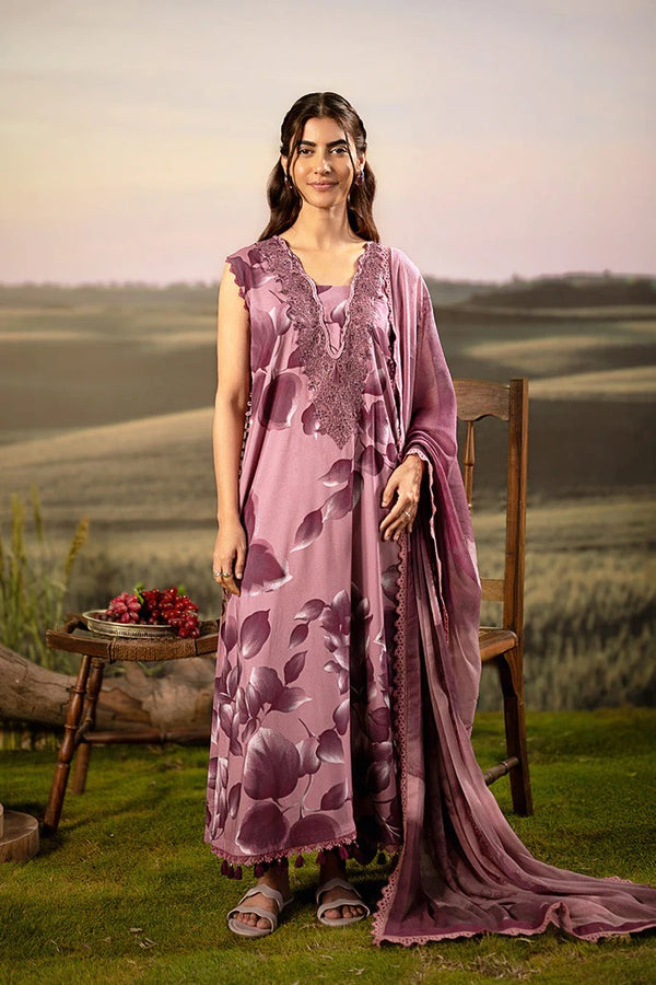 MB-PFUS25-01A I 3 Pc Unstitched Embroidered Arabic Lawn Suit I Maria.B.