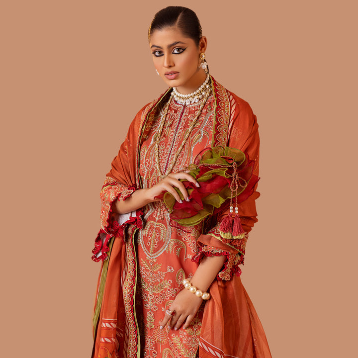  - Gul Posh Lawn Collection'23 by Neelos | MARJAAN - portia fabrics