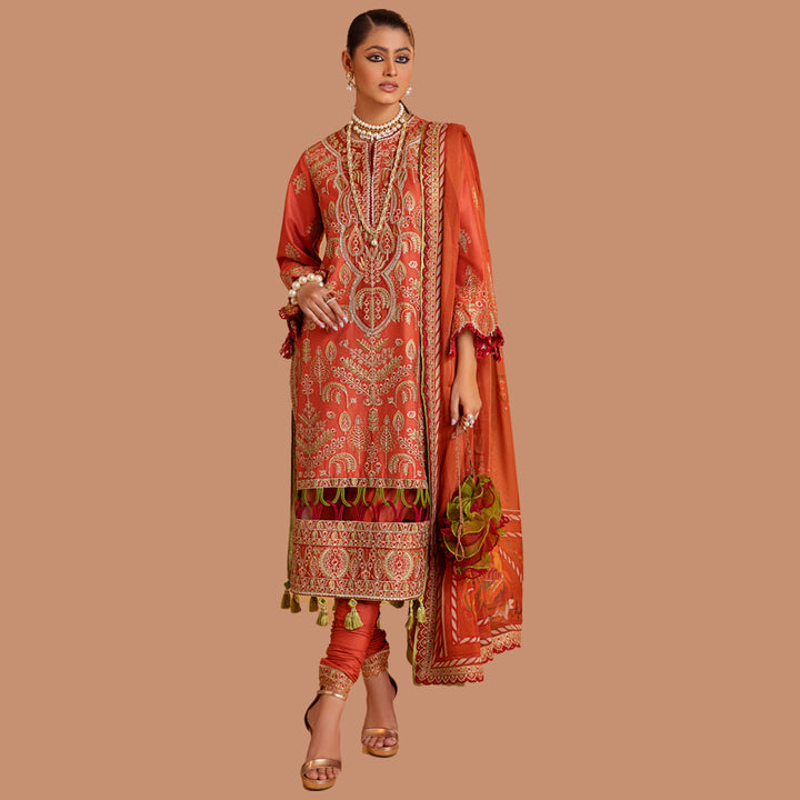  - Gul Posh Lawn Collection'23 by Neelos | MARJAAN - portia fabrics