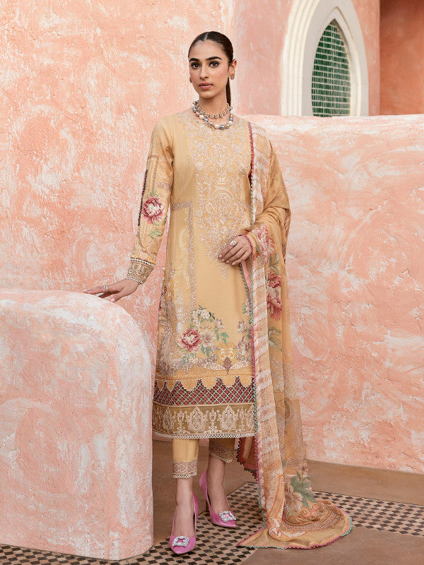  - Ruhab-08 Digitally Printed 3-Piece suit Lawn 2023 - Volume 1 by Gulaal - portia fabrics