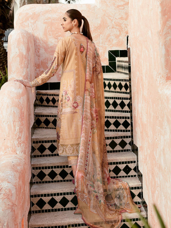  - Ruhab-08 Digitally Printed 3-Piece suit Lawn 2023 - Volume 1 by Gulaal - portia fabrics