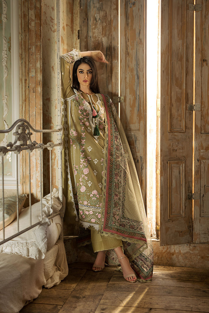  - DESIGN 4B LUXURY LAWN 2023 UNSTITCHED - portia fabrics