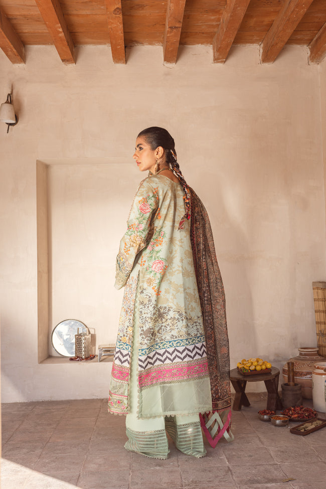  - KINAAR LAWN 2023 / MAAHIRU (SKL-07) - portia fabrics