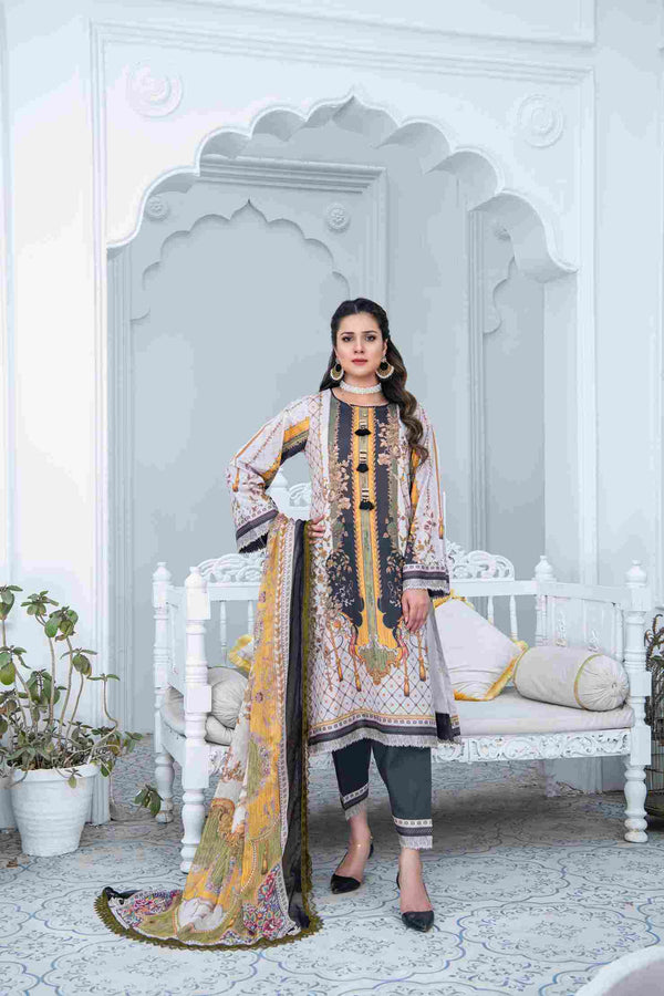 - Bahar Lawn / BL-09A - portia fabrics