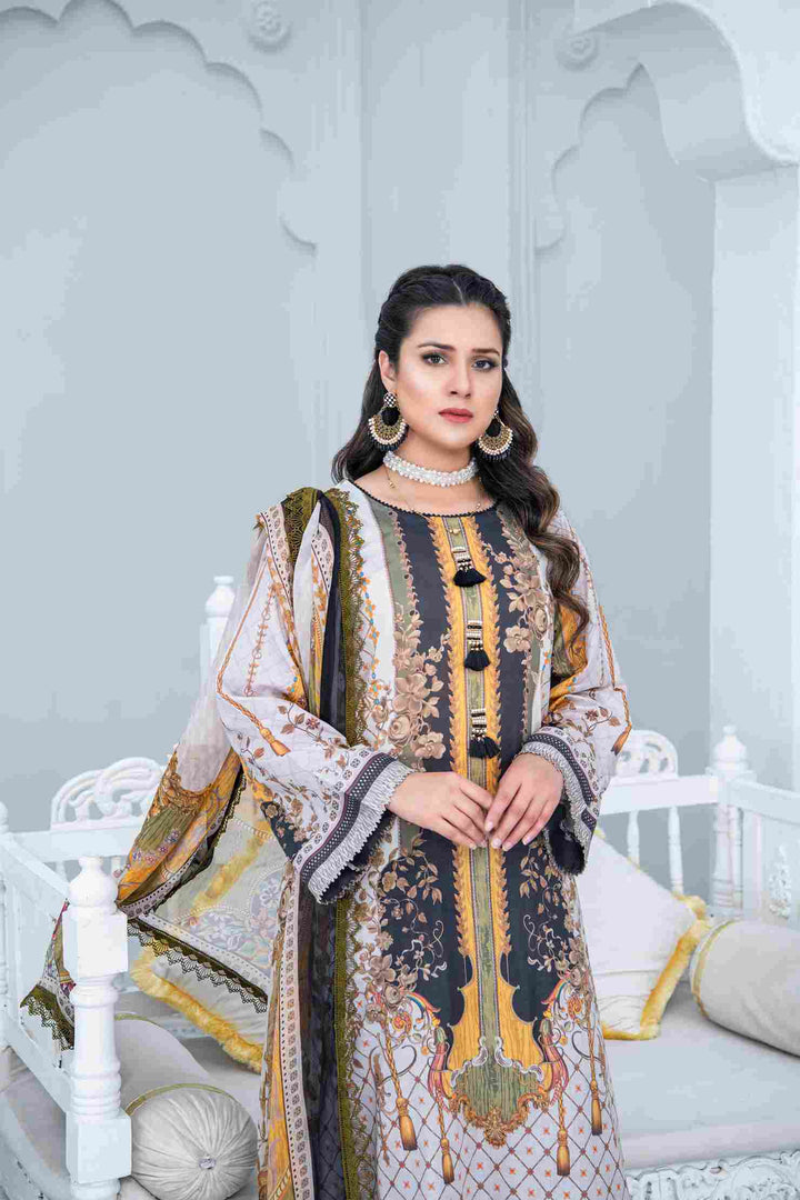  - Bahar Lawn / BL-09A - portia fabrics